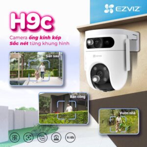 Alternative view of Camera WiFi quay quét, ống kính kép EZVIZ H9c Dual